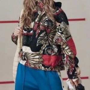 Free People Movement Wild and Free Fleece Pullover Hooded. 1/2 zipper